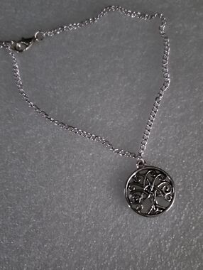 Silver Tree of Life Charm Bracelet / Anklet - Women Jewelry